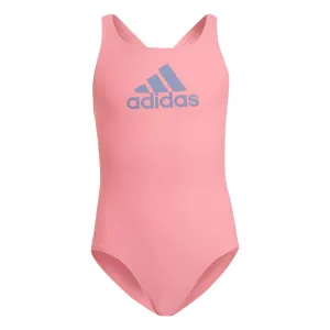 adidas Badge Of Sport Swimsuit - Girls - Rose Tone/Orbit Violet