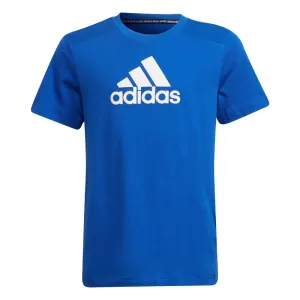 adidas BOS Tee - Boys - Bold Blue/White