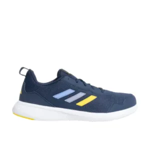 Adidas Men's Peprun Running Shoe (Collegiate Navy/Impact Yellow/Silver Violet/Blue Fusion)