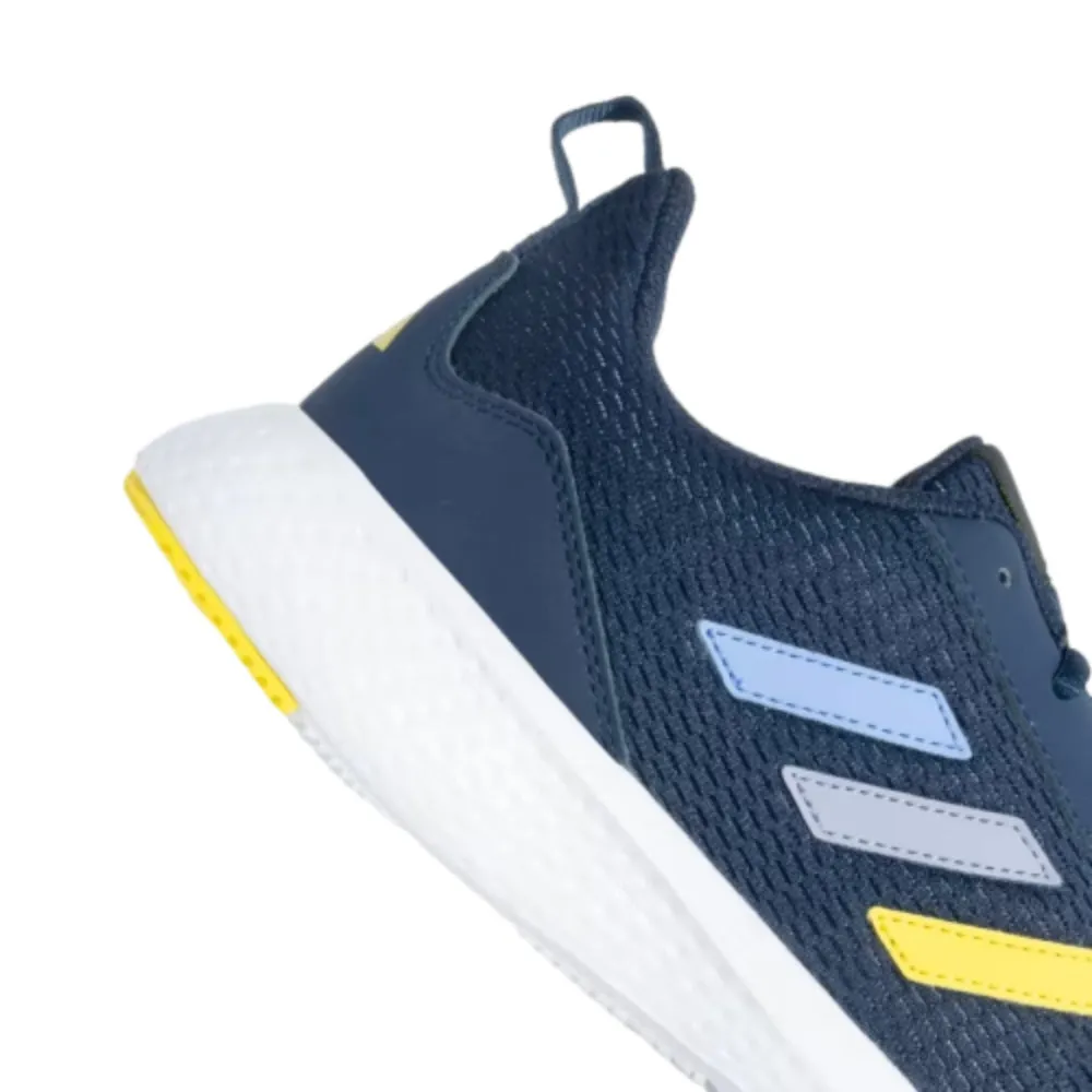 Adidas Men's Peprun Running Shoe (Collegiate Navy/Impact Yellow/Silver Violet/Blue Fusion)