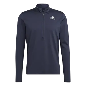 adidas Own The Run 1/2 Zip Long Sleeve Top - Mens - Legend Ink