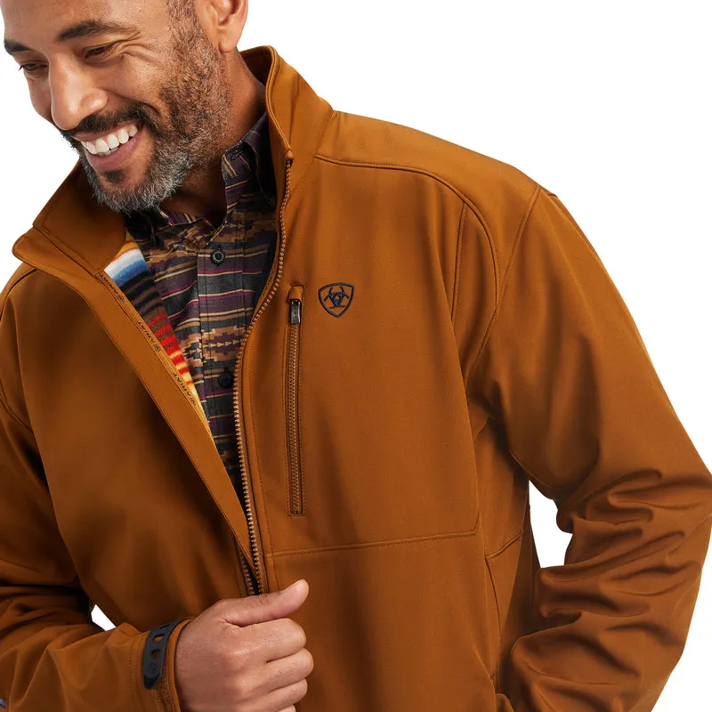 'Ariat' Men's Logo 2.0 Softshell Jacket - Chestnut