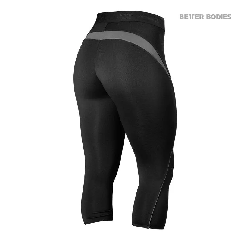 Better Bodies Fitness Curve Capri - Black