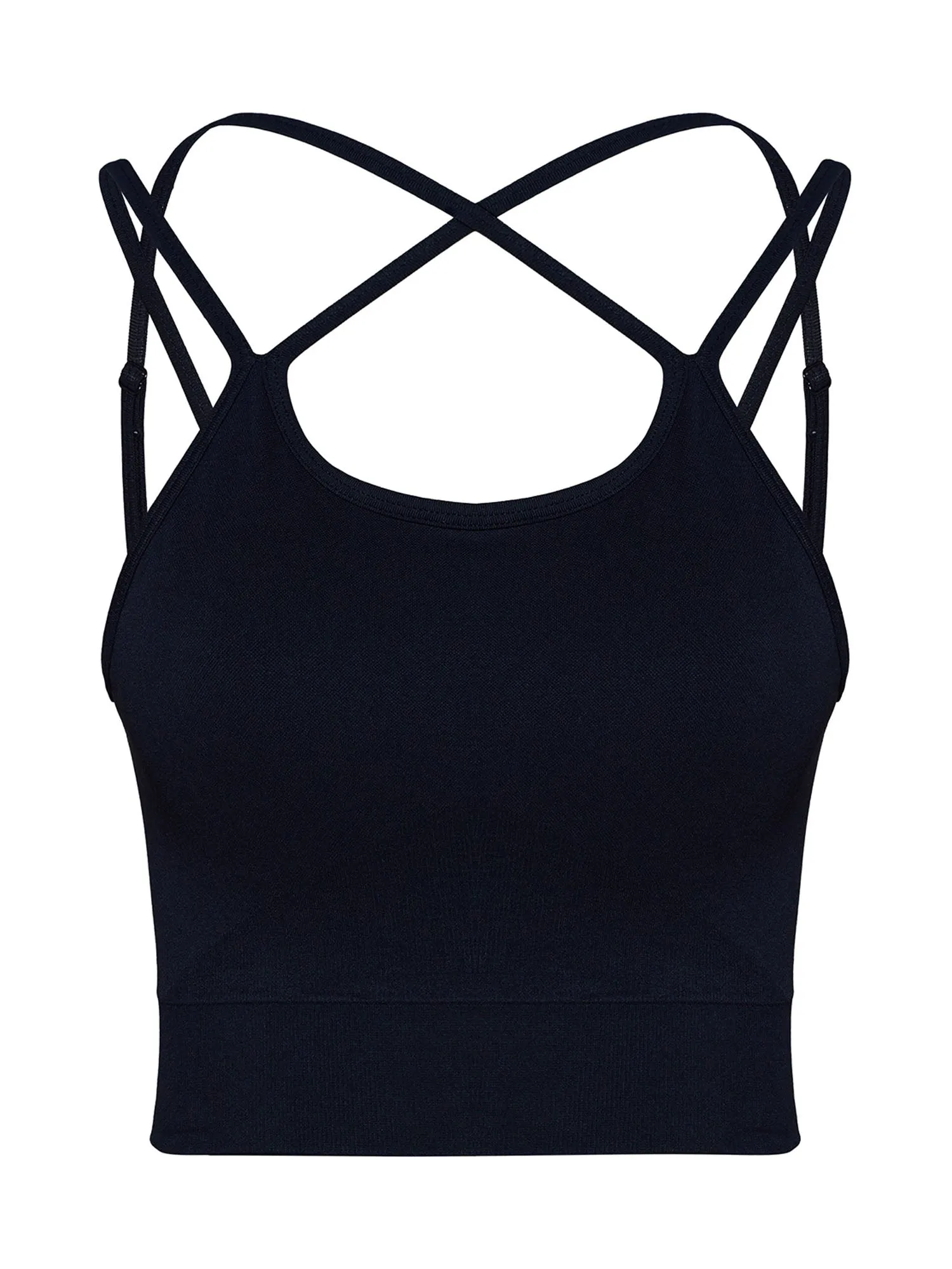 Ultra Comfort Black Super Stretch Brami - Versatile, Seamless and Figure-Flattering Lingerie Top