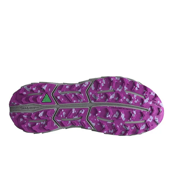 Brooks Women's Cascadia 17 Oyster/Blackened Pearl/Purple