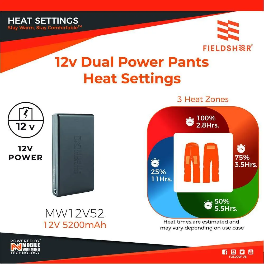 Dual Power Heated Pant Unisex