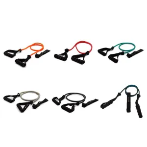 Fitness & Athletics Ultimate Power Tube Resistance Bands with Handles (5lb - 30lb)