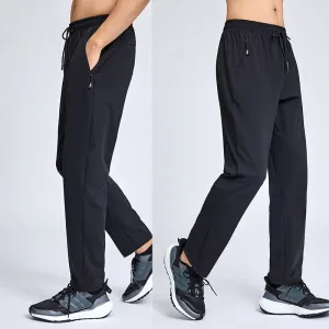 Men's Trousers Spring Summer Casual Solid Breathable Slim Straight Pants Male Joggers Thin Quick Dry Sweatpants Sports Pants