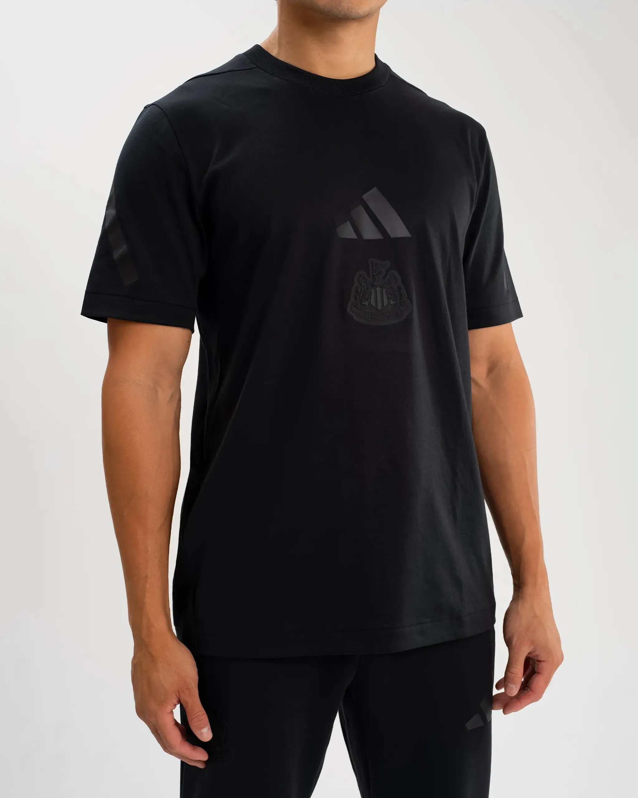 Adidas Newcastle United Z.N.E. Mens Black T-Shirt