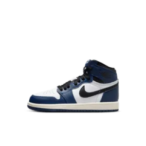 Preschool Air Jordan 1 Retro High Og - MIDNIGHT NAVY/BLACK-WHITE-SAIL