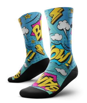 "Bam" Performance Crew Running Socks by Outway