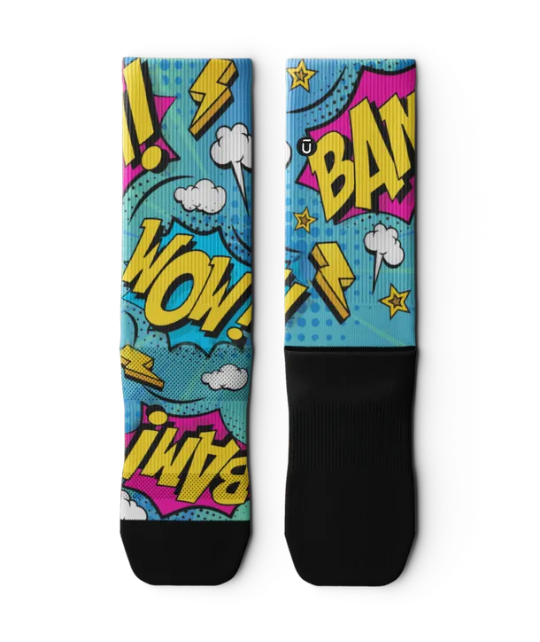 "Bam" Performance Crew Running Socks by Outway