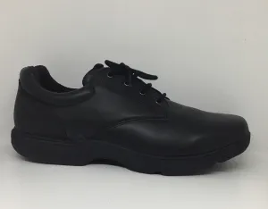 Surefit Dion Black Leather School Shoe