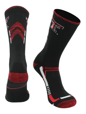 Texas Tech Red Raiders Socks Texas Tech University Red Raiders Champion Crew Socks