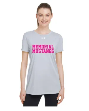 Under Armour Memorial Mustangs- Gray/Pink